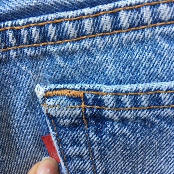 Levi’s Vintage Midi Length Skirt in blue size 28 - Picture 6 of 12